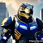 Home 22 쥬라기캅스 인기 에피소드 순위 - **Prompt 1: Officer Rex - Dynamic Urban Transformation**
"A highly detailed, cinematic shot of O...